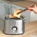 Mr.Art Wood Magnetic Wooden Toaster Kitchen Tongs 8 7 Generous Length 100% Natural One-Piece Walnut Wood - B0778XRN4V